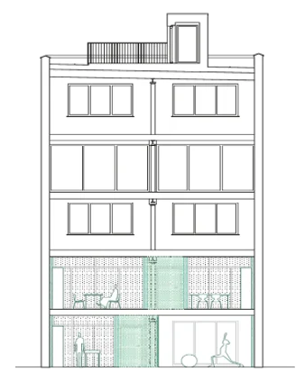 Maison médicale déménagement façade avant