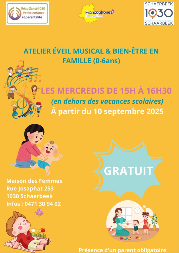 Atelier éveil musical 25-26 -Rezo sante -Maison médiale - Maison des femmes